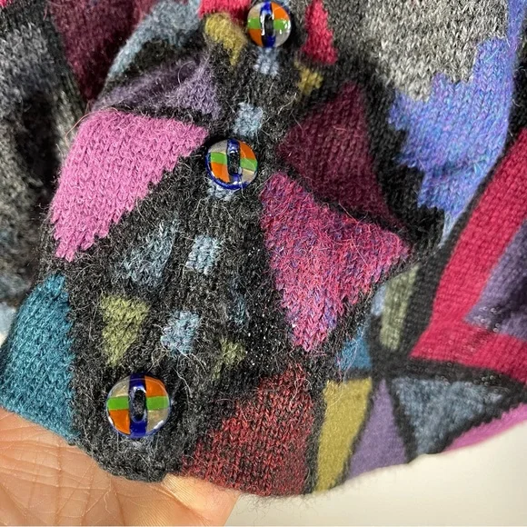 Tabask Handmade in Peru ALPACA/Wool/Acrylic Sweater Top XL - Picture 4 of 11